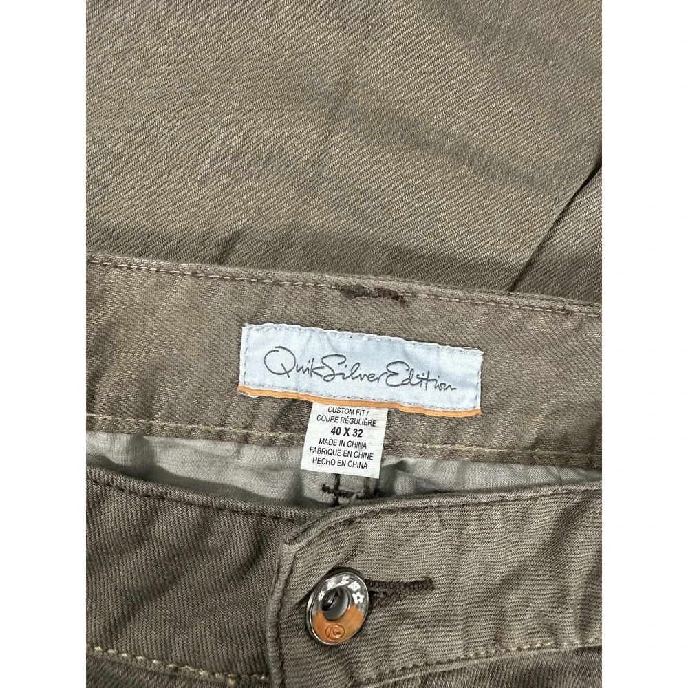 Vintage Quiksilver‎ Edition Mens Denim Jeans W38 L33 Zip Fly Logo Wide Leg Surf